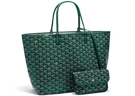 goyard pm tote green